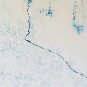 Painting called "Glacier " by Barbara Arnold